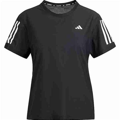 Schwarze Laufshirts für Damen von adidas 